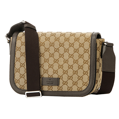 グッチ ショルダーバッグ GUCCI 449172 KY9KN 9886 アウトレットGGキャンバス GG CANVAS ユニセックス BEIGE/DARK BROWN ベージュ/ダークブラウン - 商品画像 7