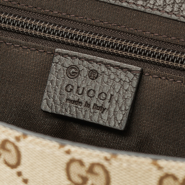 グッチ ショルダーバッグ GUCCI 449172 KY9KN 9886 アウトレットGGキャンバス GG CANVAS ユニセックス BEIGE/DARK BROWN ベージュ/ダークブラウン - 商品画像 6
