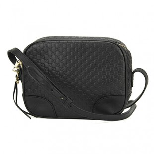 スーパーコピーグッチ ショルダーバッグ GUCCI 449413 BMJ1G 1000 マイクロ グッチシマ レディース BLACK ブラック 黒 GG 型押し クロスボディ 上品 カジュアル - 商品画像 2