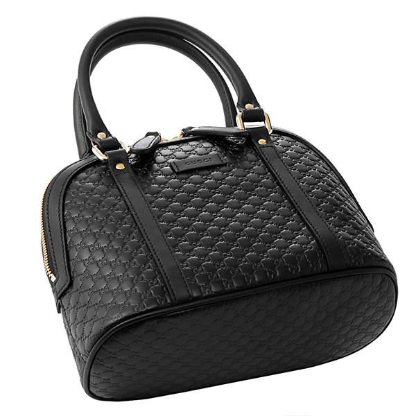 グッチ ハンドバッグ GUCCI 449654 BMJ1G 1000 マイクロ グッチ シマ レディース BLACK ブラック 黒 クロスボディ 2WAY GG 型押し エレガント - 商品画像 8