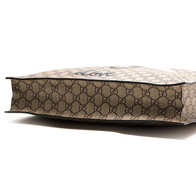 GUCCI トートバッグスーパーコピー/ショルダーバッグ ビープリント GGスプリーム BEE PRINT GG SUPREME ベージュ&ブラック 450950 K571T 8666 メンズ レディース - 商品画像 3