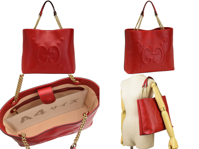 グッチバッグコピー GUCCI トートバッグ チェーン アウトレット 453561dsvtg6433 - 商品画像 2