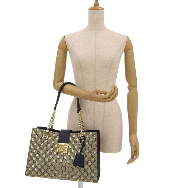 グッチ GUCCI ショルダーバッグ バッグ ベージュ ブラック ビーモチーフ レディース 479197 9F26G 8319 - 商品画像 5