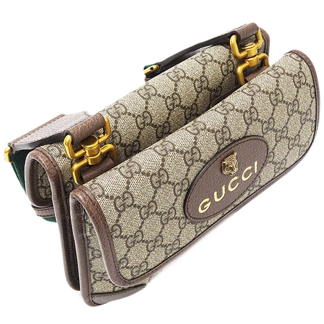 グッチスーパーコピー GUCCI GGスプリーム スモール メッセンジャーバッグ ショルダー シェリー ベージュ×エボニー 501050 9C2VT 8745 - 商品画像 5