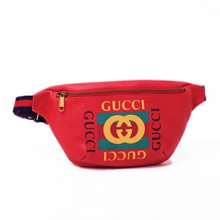 グッチコピー GUCCI ロゴ レザー ボディバッグ ウエストバッグ ベルトバッグ レッド系 [メンズ] 530412 0GDCT 6463 - 商品画像 2