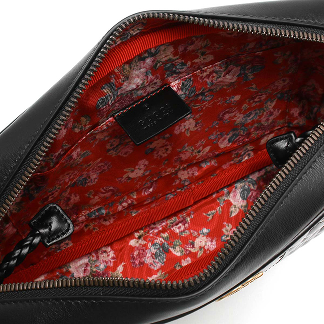 スーパーコピーグッチ GUCCI ショルダーバッグ GGマーモント/GG MARMONT キルティング スモール/QUILTING SMALL ブラック&グリーン&レッド 541051 0YKMT 1060 - 商品画像 4