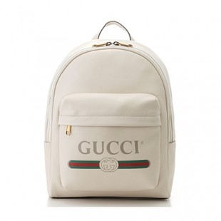 GUCCI バッグ ロゴプリント バッグパック 型押し ホワイト 547834 0Y2BT 8824 - 商品画像 2