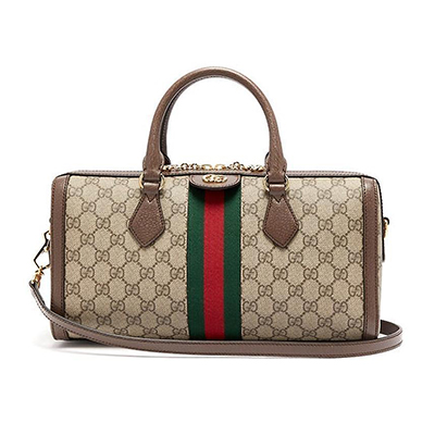 GUCCI グッチ エンボスロゴラゲージタグ付きボストンバッグ GG柄 ベージュ×ブラウン ショルダーバッグ ハンドバッグ 547953 9C2ST 8746 - 商品画像 7