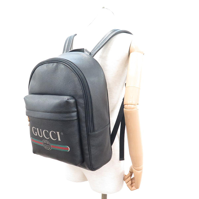 GUCCI グッチ GUCCIプリント レザーバックパック リュックサック 547834 0Y2BT 8163 - 商品画像 8