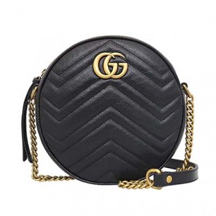 グッチスーパーコピー ショルダーバッグ/ポシェット バッグ レディース GGマーモント ハート ブラック 550154 0OLET 1000 - 商品画像 1