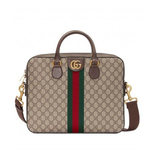 グッチスーパーコピー GUCCI オフィディア GGスプリームキャンバス ウェブ ブリーフケース ビジネスバッグ ベージュ×エボニー×ブラウン メンズ 574793 K5IZT 8340 - 商品画像 2