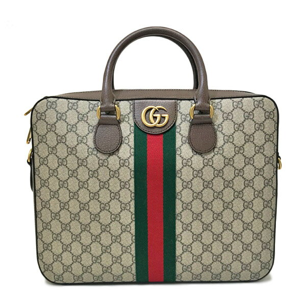 グッチスーパーコピー GUCCI オフィディア GGスプリームキャンバス ウェブ ブリーフケース ビジネスバッグ ベージュ×エボニー×ブラウン メンズ 574793 K5IZT 8340 - 商品画像 3