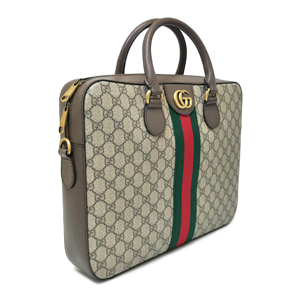 グッチスーパーコピー GUCCI オフィディア GGスプリームキャンバス ウェブ ブリーフケース ビジネスバッグ ベージュ×エボニー×ブラウン メンズ 574793 K5IZT 8340 - 商品画像 7