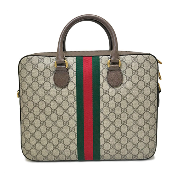 グッチスーパーコピー GUCCI オフィディア GGスプリームキャンバス ウェブ ブリーフケース ビジネスバッグ ベージュ×エボニー×ブラウン メンズ 574793 K5IZT 8340 - 商品画像 4
