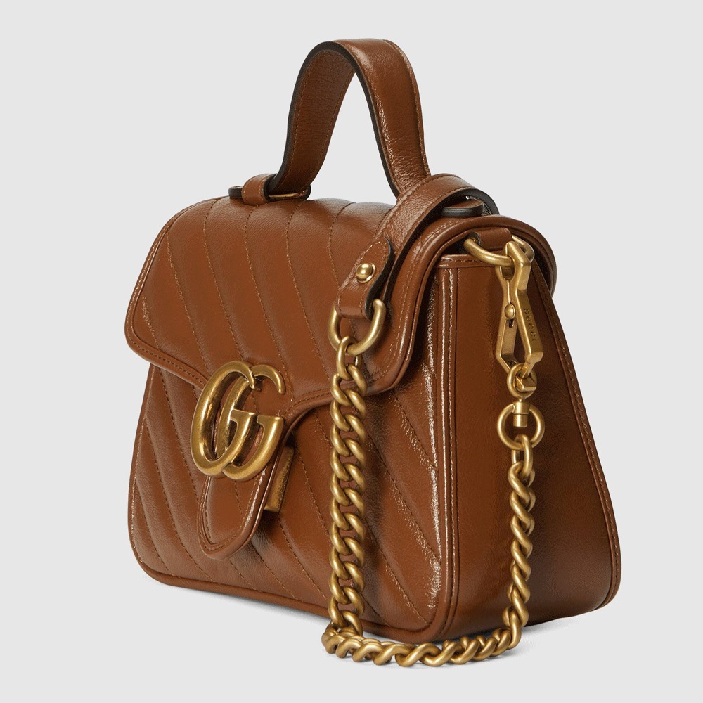 グッチ GUCCI GGマーモント ミニ トップ ハンドルバッグ 583571 0OLFT 2535 - 商品画像 4