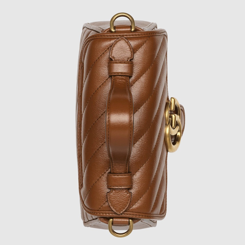 グッチ GUCCI GGマーモント ミニ トップ ハンドルバッグ 583571 0OLFT 2535 - 商品画像 1