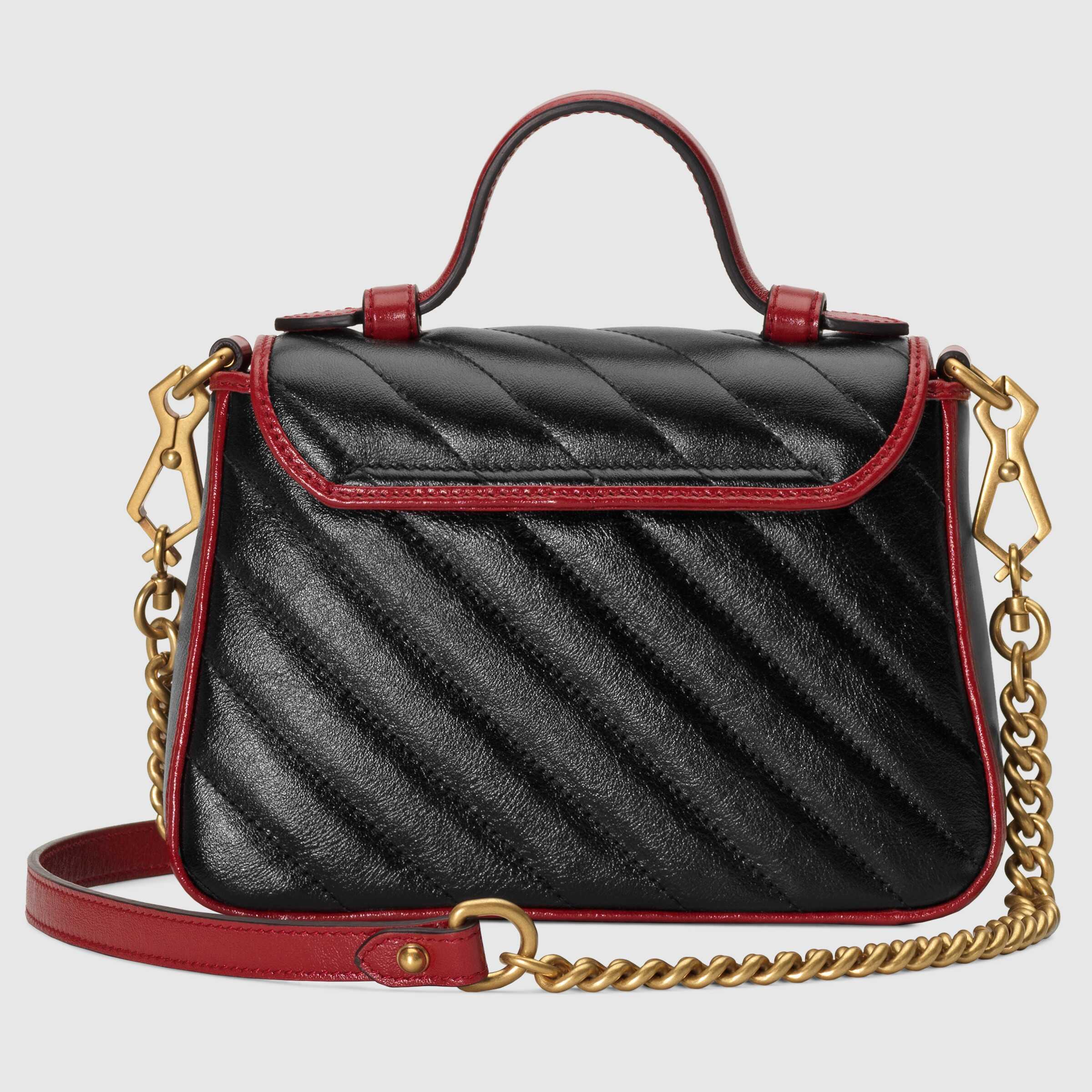 グッチ GUCCI GGマーモント ミニ トップ ハンドルバッグ 583571 0OLFX 8277 - 商品画像 9