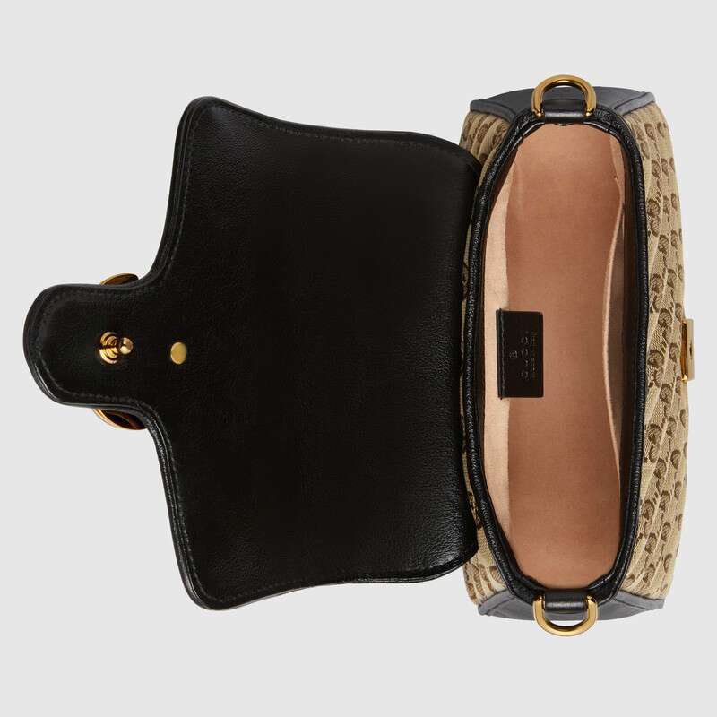 グッチスーパーコピー GUCCI GGマーモント ミニ トップ ハンドルバッグ 583571 HVKEG 9772 - 商品画像 5