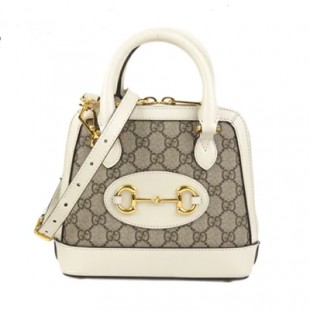 グッチスーパーコピー GUCCI ホースビット 1955 ミニ トップハンドルバッグ 2WAY ショルダーバッグ PVC レザー 640716/621220 92TCG 9761 - 商品画像 2