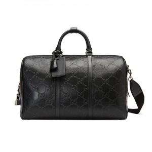 グッチスーパーコピー GUCCI GGエンボス ダッフルバッグ ボストンバッグ ブラック 625768 1W3CN 1000 - 商品画像 2