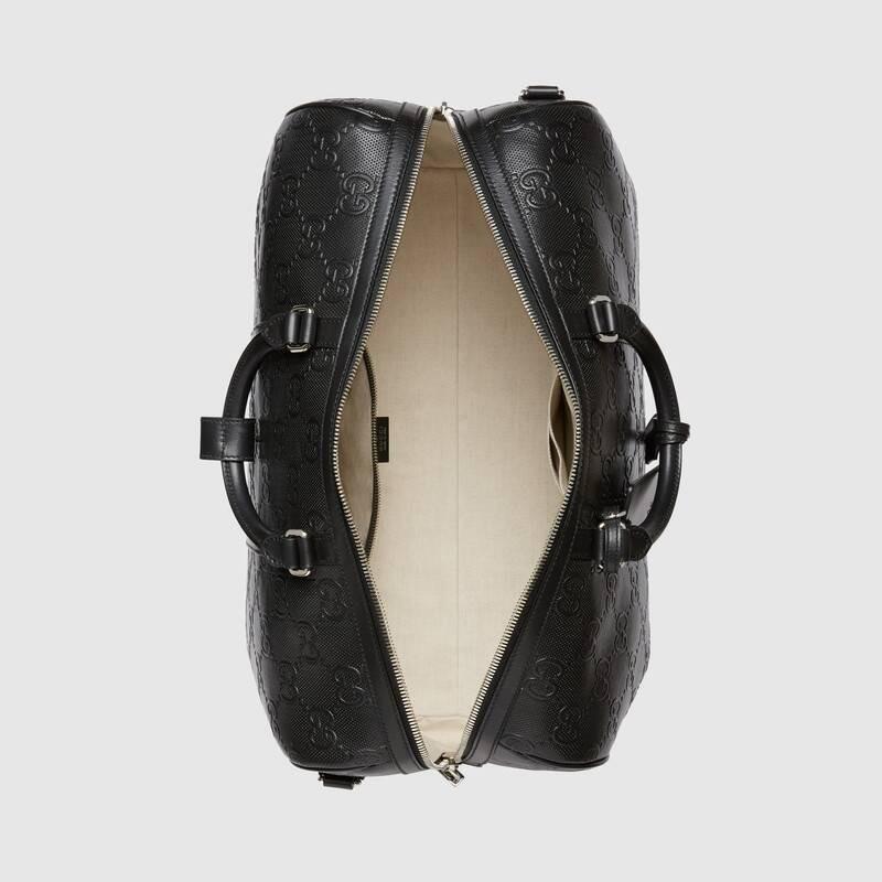 グッチスーパーコピー GUCCI GGエンボス ダッフルバッグ ボストンバッグ ブラック 625768 1W3CN 1000 - 商品画像 7
