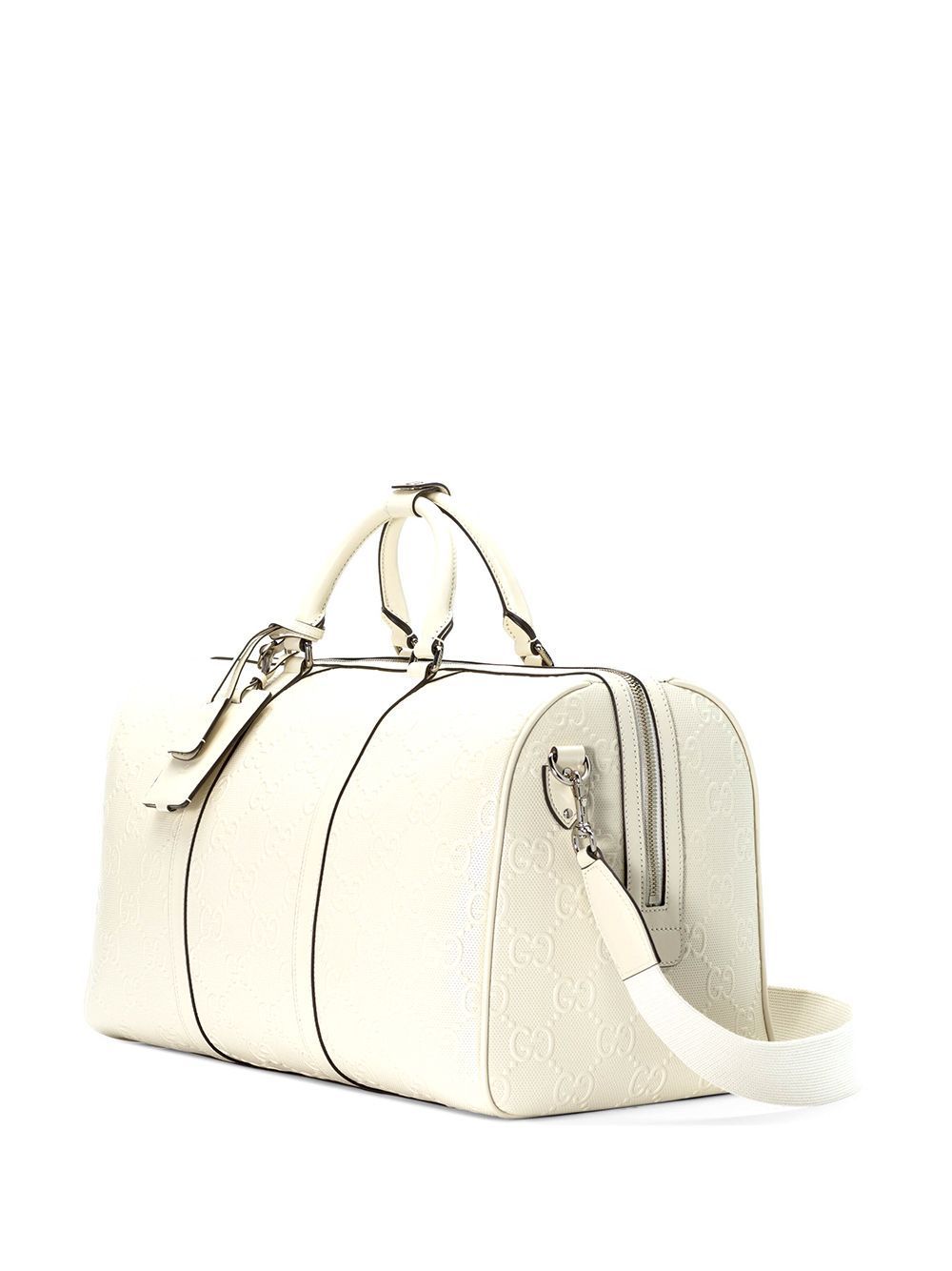 グッチ GUCCI GGエンボス ダッフルバッグ ボストンバッグ ホワイト 625768 1W3CN 9022 - 商品画像 4