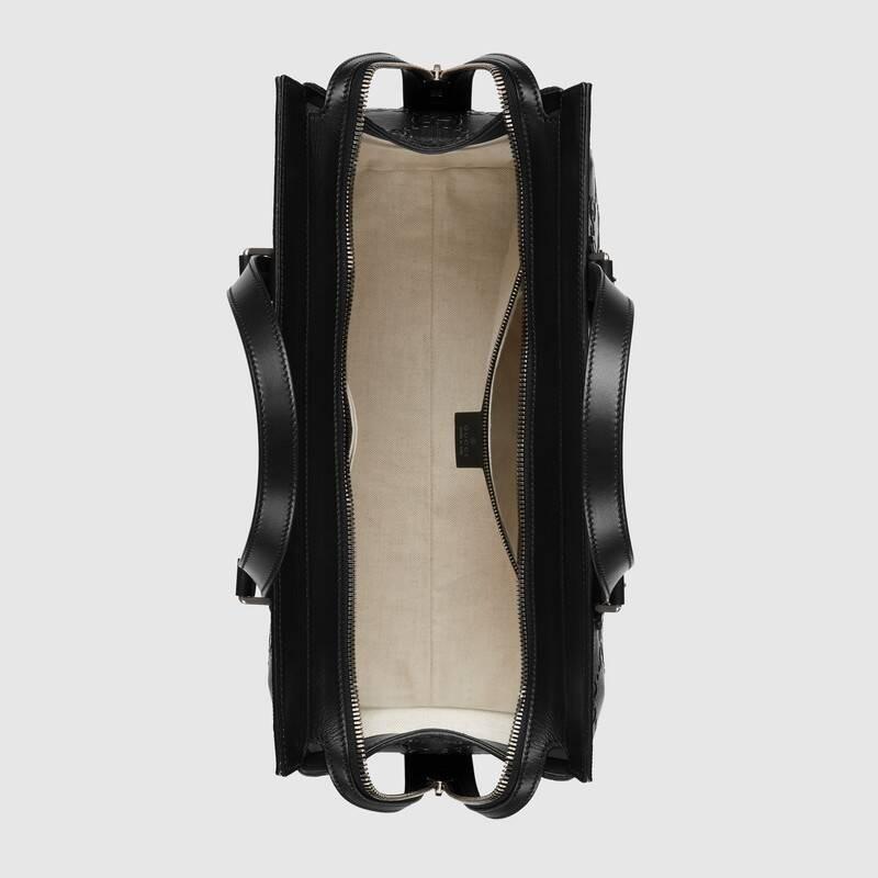 グッチスーパーコピー GUCCI GGエンボス トートバッグ レザー 625774 1W3AN 1000 ブラック - 商品画像 6