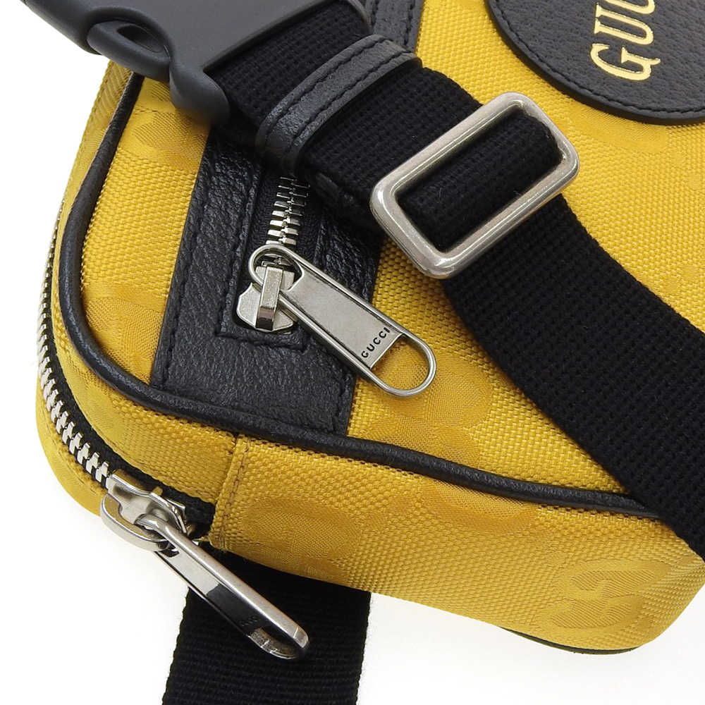 グッチ GUCCI Off Tha Grid ベルトバッグ ボディバッグ 再生ナイロン×レザー イエロー 631341 H9HBN 7673 - 商品画像 7