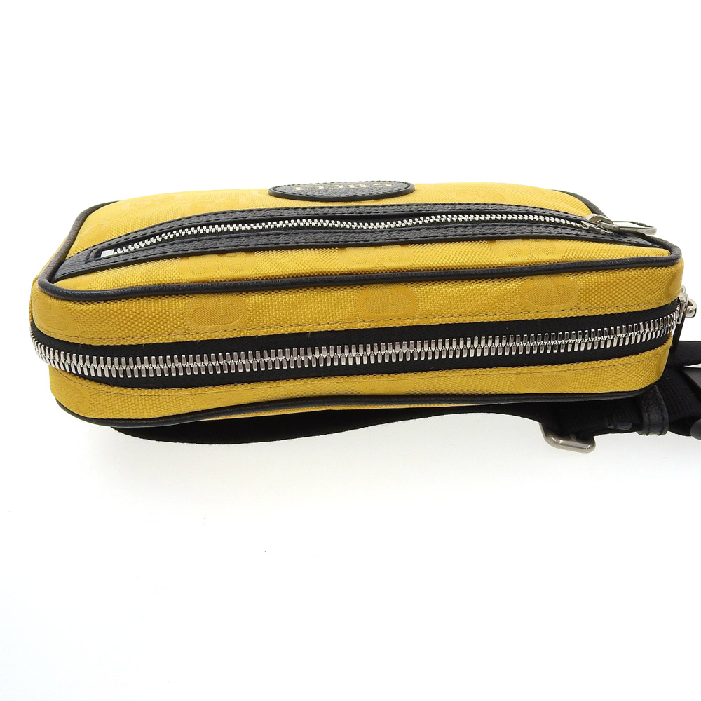 グッチ GUCCI Off Tha Grid ベルトバッグ ボディバッグ 再生ナイロン×レザー イエロー 631341 H9HBN 7673 - 商品画像 1