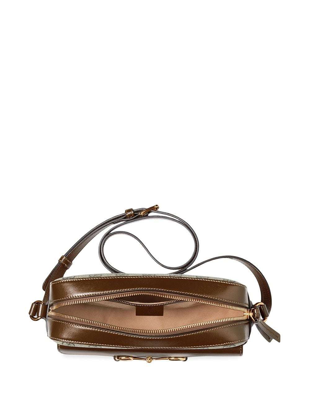 グッチコピー GUCCI ホースビット1955 スモールショルダーバッグ 645454 92TCG 8563 GGスプリームキャンバス ベージュ&ブラウン - 商品画像 1