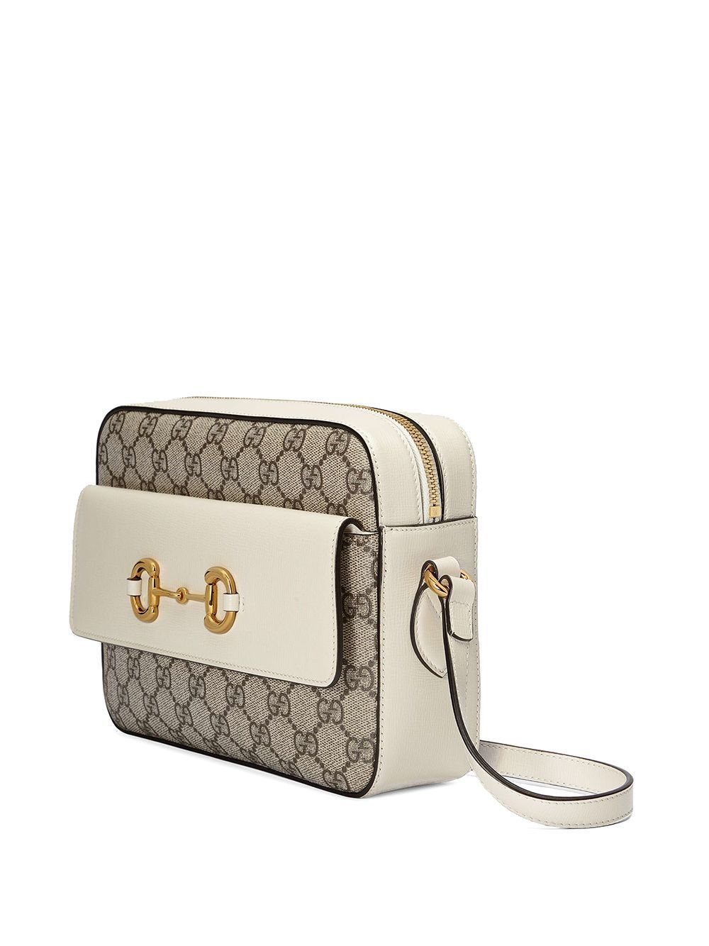 グッチスーパーコピー GUCCI ホースビット1955 スモールショルダーバッグ 645454 92TCG 9761 GGスプリームキャンバス ベージュ＆ホワイト - 商品画像 4