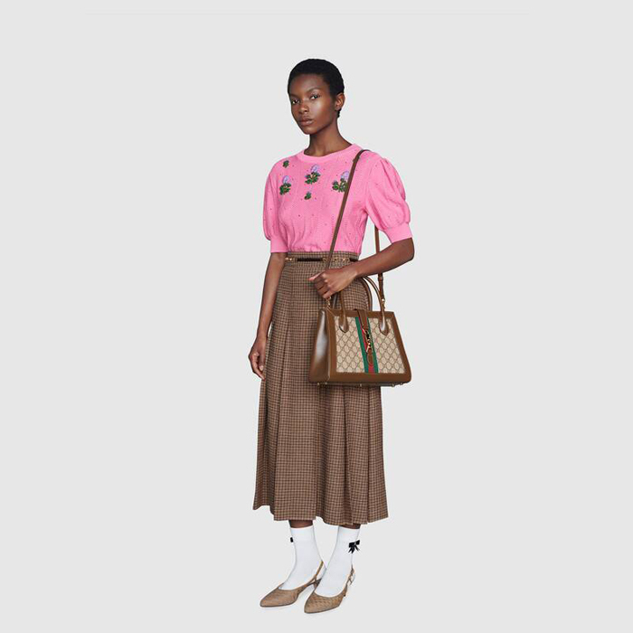 グッチ GUCCI ジャッキー 1961 ミディアムトートバッグ レディース 649016HUHHG 8565 - 商品画像 8