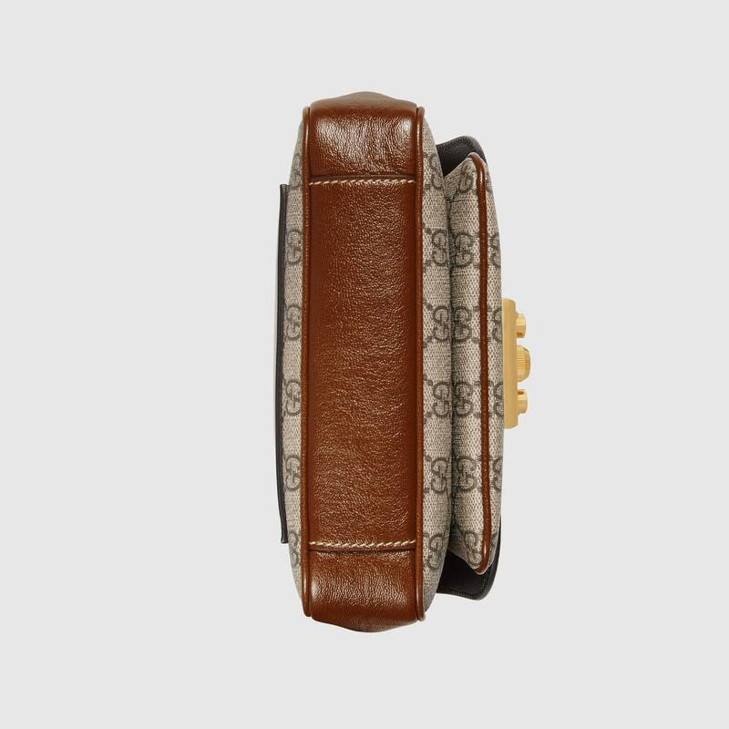 グッチ GUCCI キャンバス&スムースレザーミニショルダーバッグ 658487 2ZGAG 9785 - 商品画像 1