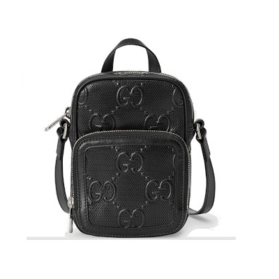 グッチコピー GUCCI GGエンボスミニバッグ ショルダーバッグ 658553 1W3AN 1000 - 商品画像 8