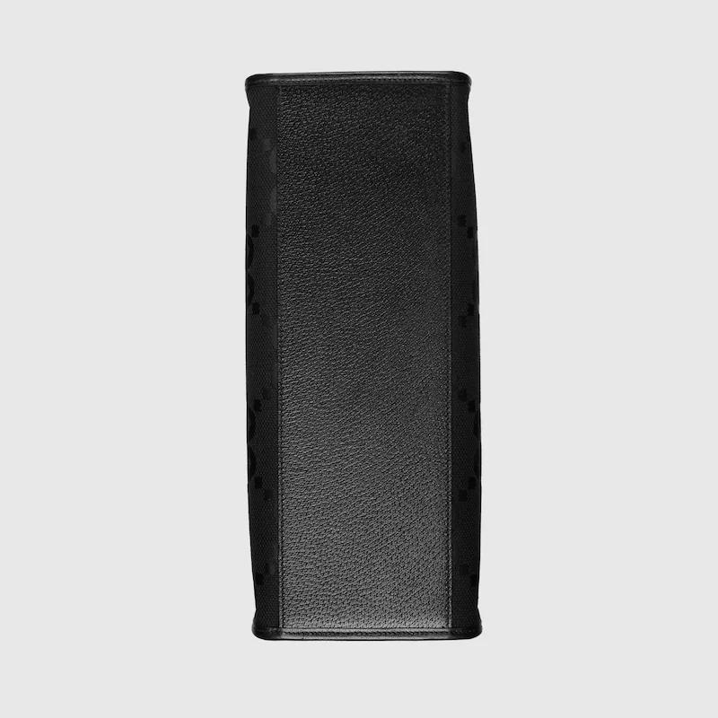 グッチコピー ジャンボGG ブラック ユニセックス キャンバス トートバッグ 678839 UKMDG 1000 - 商品画像 9