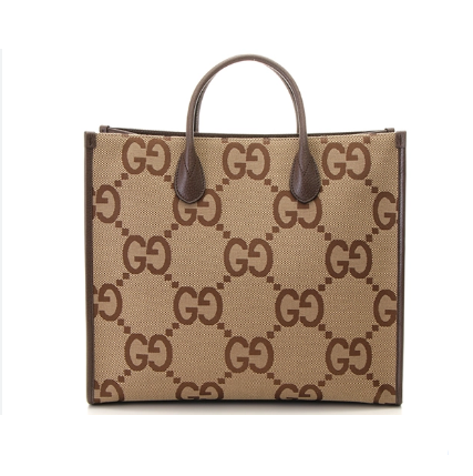 グッチコピー ジャンボGG ベージュ ユニセックス キャンバス トートバッグ 678839 UKMDG 2570 - 商品画像 5