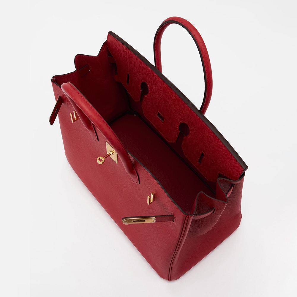 エルメス スーパーコピー バーキン 35cm エプソン ダークレッド H915637PL48 - 商品画像 9