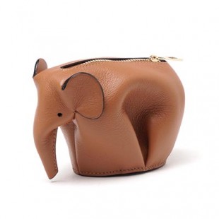 ロエベ/LOEWEコピー コインケース ANIMAL ELEPHANT SMOOTH CALF TAN ブラウン系 19930j g73 2530 レディース