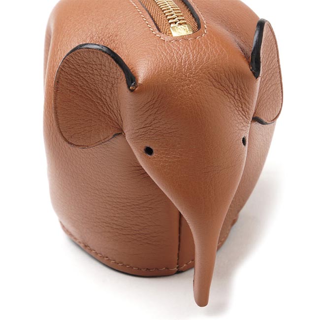 ロエベ/LOEWEコピー コインケース ANIMAL ELEPHANT SMOOTH CALF TAN ブラウン系 19930j g73 2530 レディース - 商品画像 5