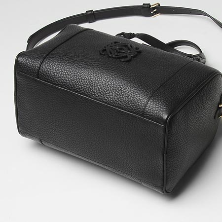 LOEWEコピー レザーハンドバッグ(2WAY仕様) FUSTA 25 BRONZE 316.26.F27 1100 ブラック - 商品画像 7