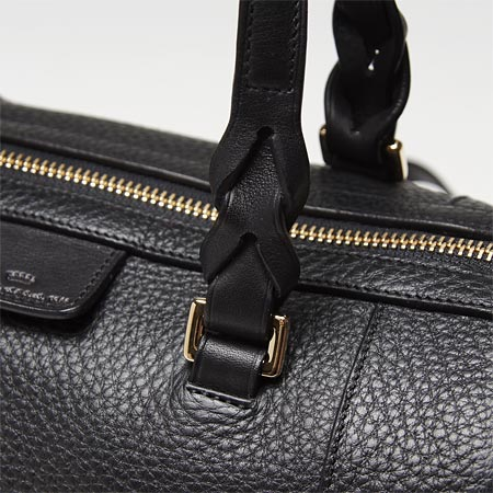LOEWEコピー レザーハンドバッグ(2WAY仕様) FUSTA 25 BRONZE 316.26.F27 1100 ブラック - 商品画像 4