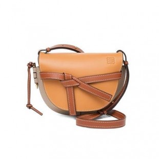 ロエベ LOEWE 新作! トリコロールでインパクト大! ゲートスモールGray 321.54.T20 - 商品画像 2