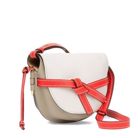 ロエベ LOEWE 新作! トリコロールが素敵 ゲートスモールWhite&Red 321.54.T20 - 商品画像 4