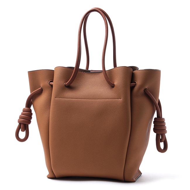 ロエベ LOEWE トートバッグ レディース ギフト プレゼント レザー 本革 通勤 32112 t31 3638 lightcaramel tan FLAMENCO KNOT フラメンコ ノット - 商品画像 6