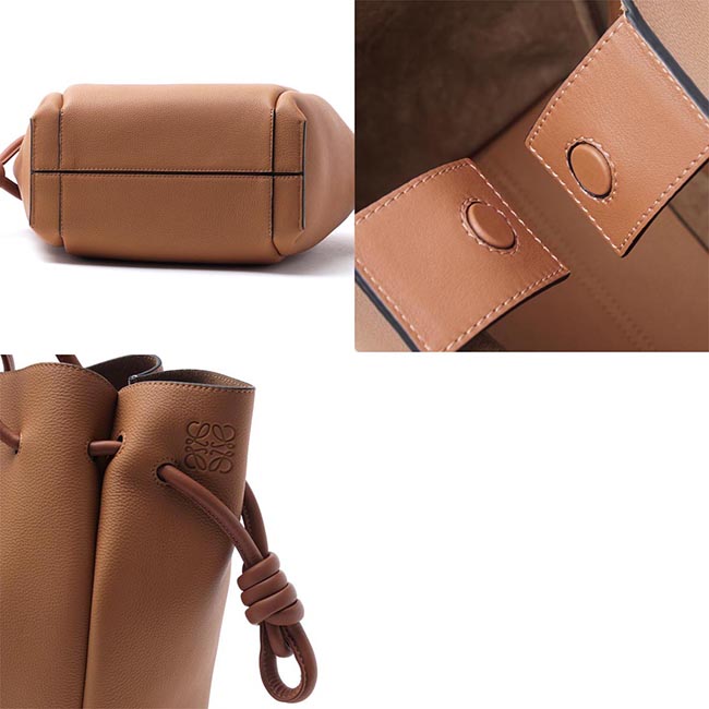 ロエベ LOEWE トートバッグ レディース ギフト プレゼント レザー 本革 通勤 32112 t31 3638 lightcaramel tan FLAMENCO KNOT フラメンコ ノット - 商品画像 1