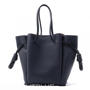 ロエベ LOEWE トートバッグ レディース ギフト プレゼント レザー 本革 通勤 32112-t31-5605 midnightblue black FLAMENCO KNOT フラメンコ ノット - 商品画像 2