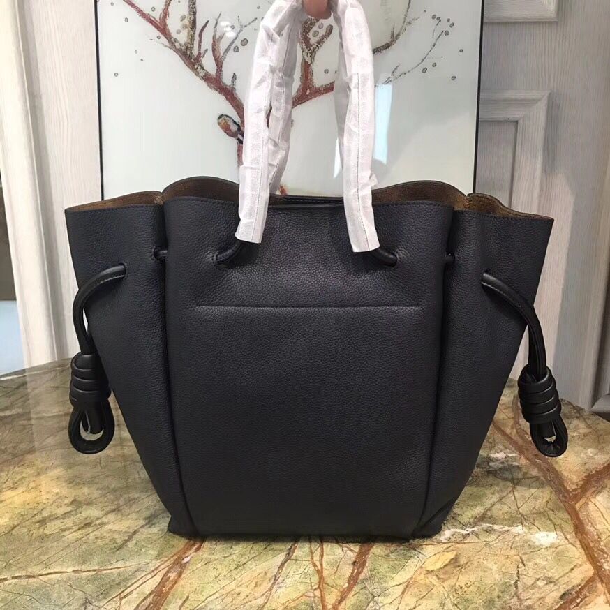 ロエベ LOEWE トートバッグ レディース ギフト プレゼント レザー 本革 通勤 32112-t31-5605 midnightblue black FLAMENCO KNOT フラメンコ ノット - 商品画像 4