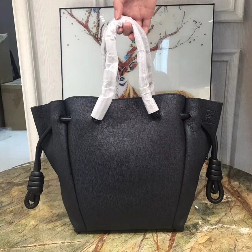 ロエベ LOEWE トートバッグ レディース ギフト プレゼント レザー 本革 通勤 32112-t31-5605 midnightblue black FLAMENCO KNOT フラメンコ ノット - 商品画像 9