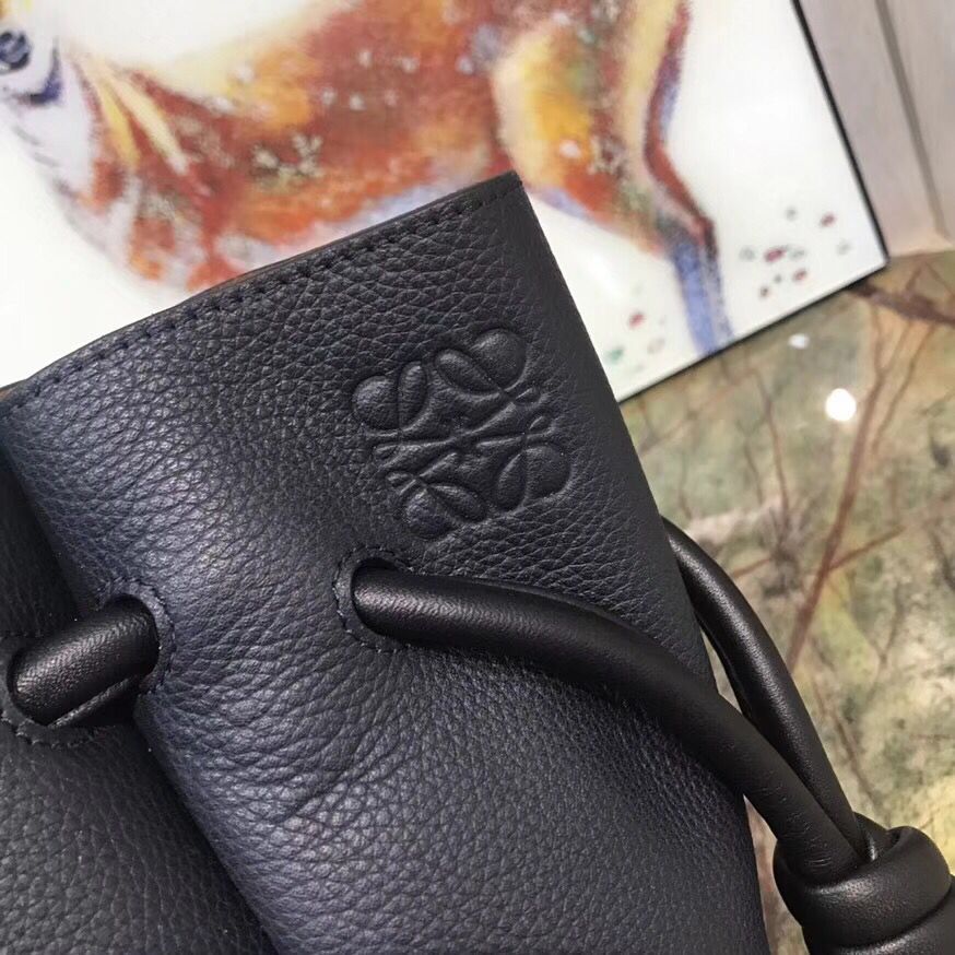 ロエベ LOEWE トートバッグ レディース ギフト プレゼント レザー 本革 通勤 32112-t31-5605 midnightblue black FLAMENCO KNOT フラメンコ ノット - 商品画像 3