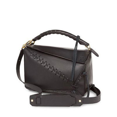 ロエベ LOEWE クラフトマンシップ溢れる パズルレースバッグ ブラック 322.30WK74 - 商品画像 6